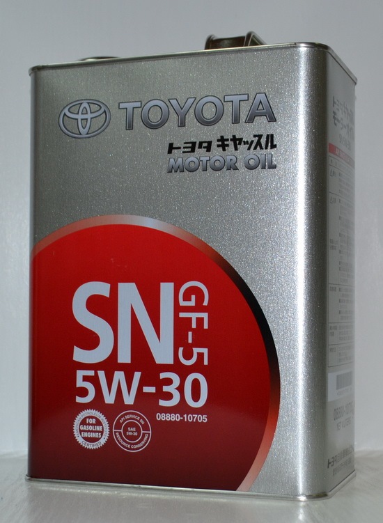 Toyota Motor Oil sn/gf-5
