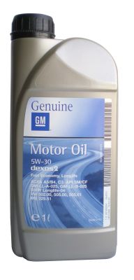 General Motors Motor Oil Dexos 2