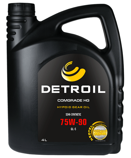 Масло DETROIL Comgrade HG 75W-90 GL-5 Semi-Synthetic (4л)