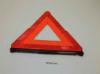 Warning triangle, folding, boot cover