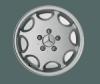 MB 8-hole wheel, &quot;Deneb&quot;, 7.5J x 16 ET 41, Light-alloy wheels, optional extras, 16-inch