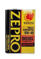 Масло моторное синтетическое "Zepro Diesel 5W-40", 4л