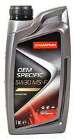 Масло моторное Champion Oil OEM SPECIFIC MS-F 5w30 8209314