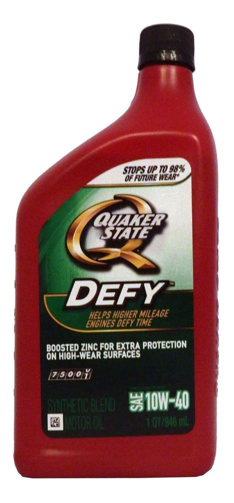 Quaker State Defy Synthetic Blend SAE 10W-40 Motor Oil