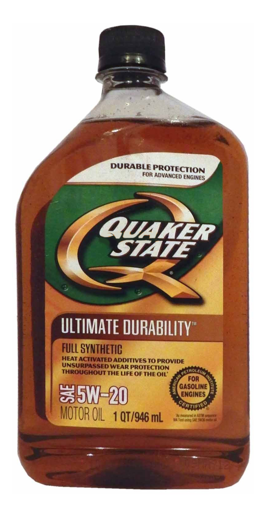 Quaker State Ultimate Durability SAE 5W-20 Full Synthetic Motor Oil
