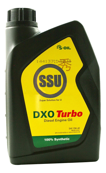 Масло моторное S-Oil SSU DXO Turbo 15w40 DSSU15W40DXO_01