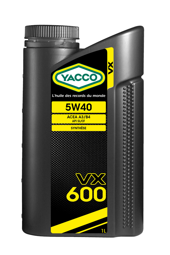 Масло моторное Yacco VX 600 5w40 302925