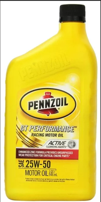 Pennzoil GT Performance Racing Oil 25W-50
