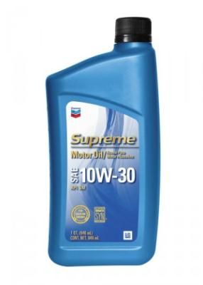 Chevron Supreme Motor Oil SAE 10W-30