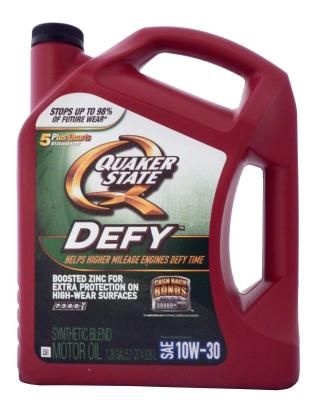 Quaker State Defy Synthetic Blend Motor Oil