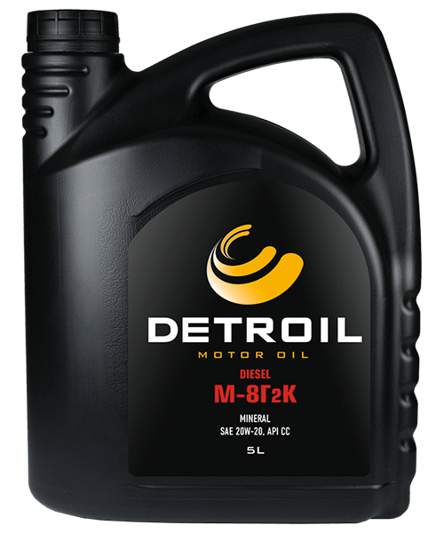 Масло DETROIL Diesel М-8Г2к Mineral (5л)