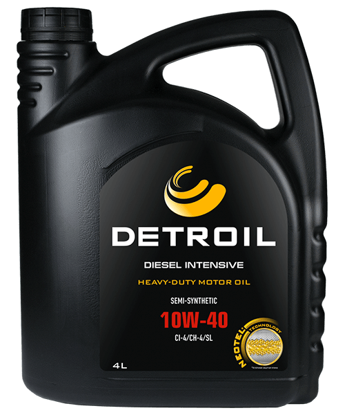 Масло DETROIL Diesel Intensive 10W-40 Heavy Duty (4л)