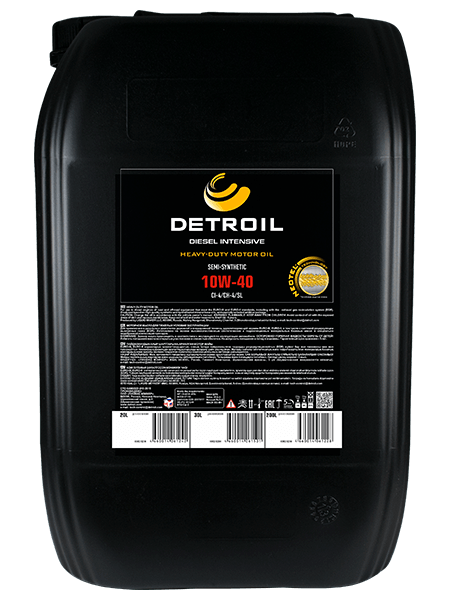 Масло DETROIL Diesel Intensive 10W-40 Heavy Duty (20л)