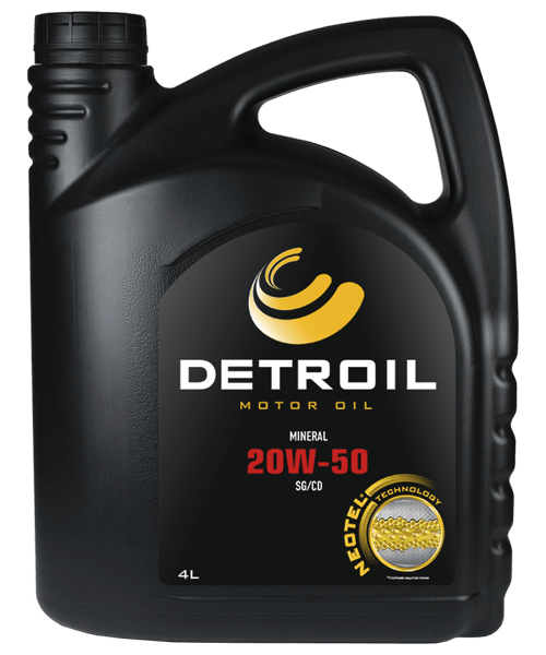 Масло DETROIL 20W-50 Mineral (4л)