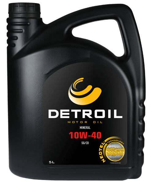 Масло DETROIL 10W-40 Mineral (5л)